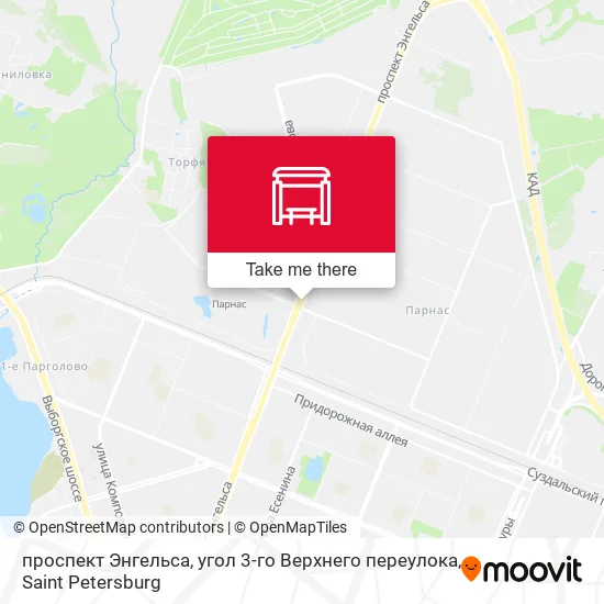 проспект Энгельса, угол 3-го Верхнего переулока map
