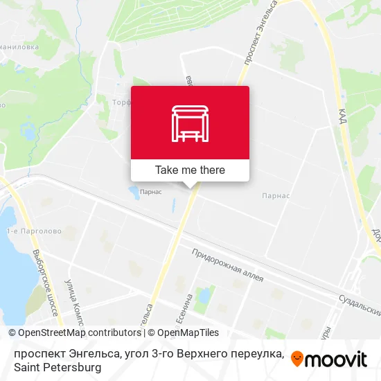 проспект Энгельса, угол 3-го Верхнего переулка map