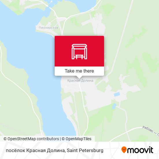 посёлок Красная Долина map