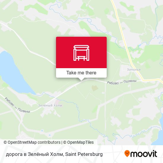 дорога в Зелёный Холм map