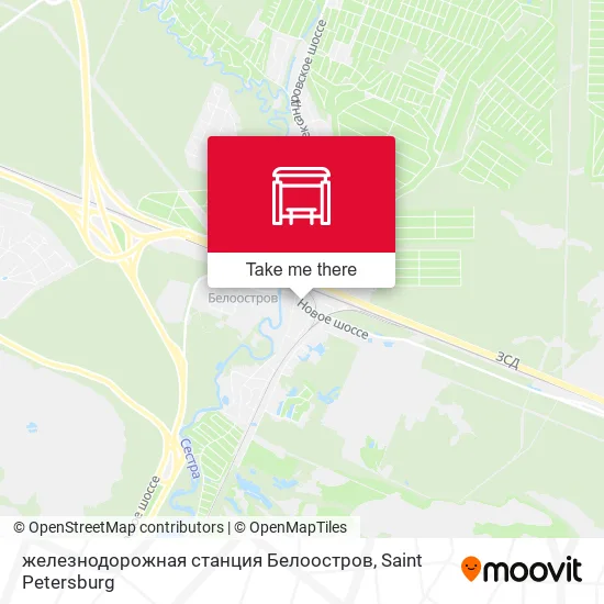 железнодорожная станция Белоостров map