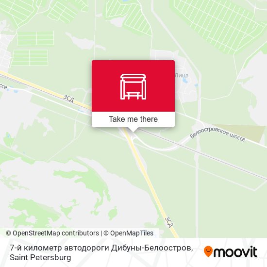 7-й километр автодороги Дибуны-Белоостров map