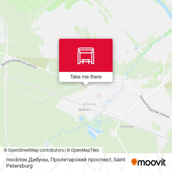 посёлок Дибуны, Пролетарский проспект map