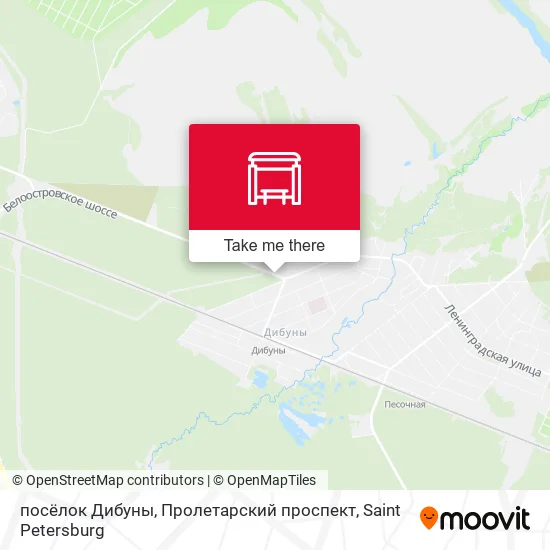 посёлок Дибуны, Пролетарский проспект map