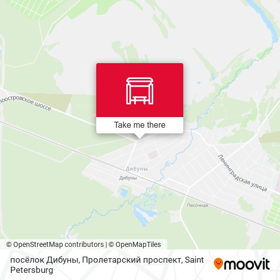 посёлок Дибуны, Пролетарский проспект map