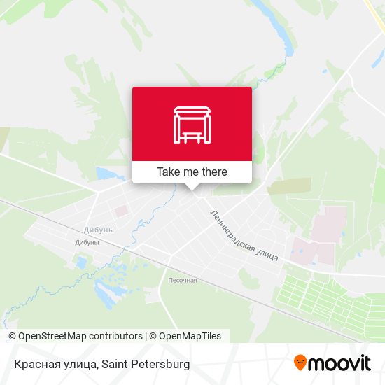 Красная улица map