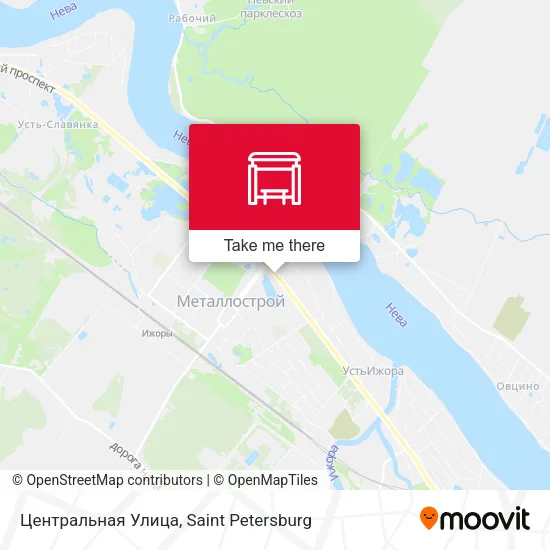 Центральная Улица map