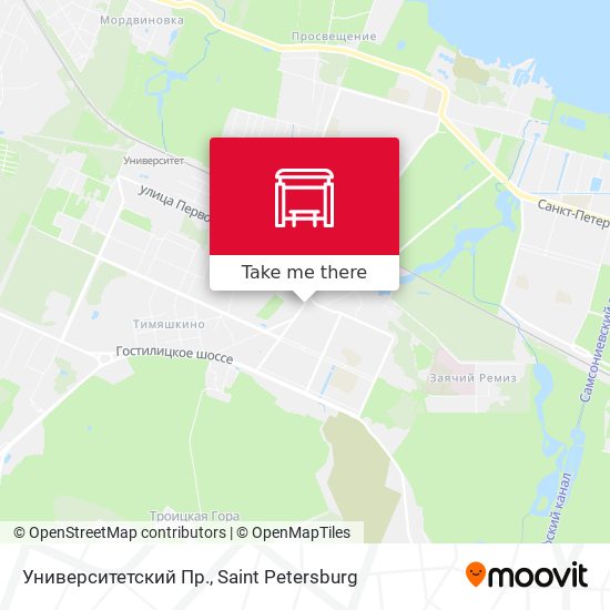 Университетский Пр. map