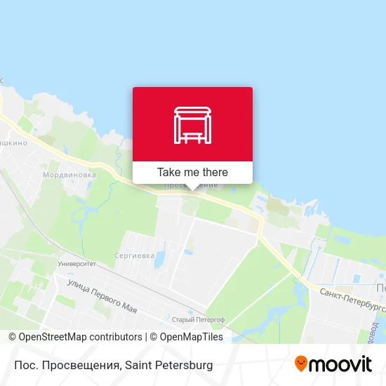 Пос. Просвещения map