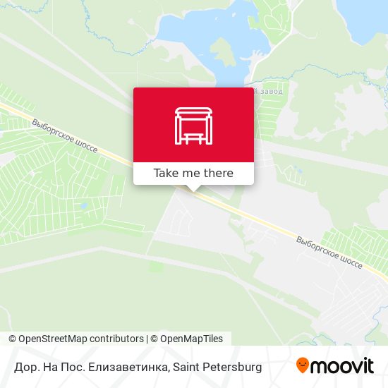 Дор. На Пос. Елизаветинка map