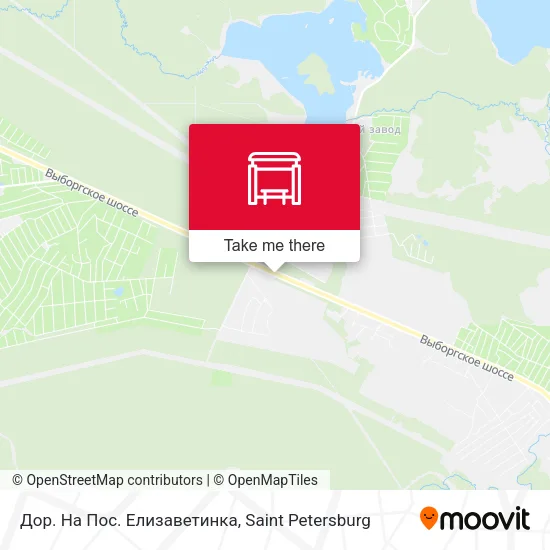 Дор. На Пос. Елизаветинка map