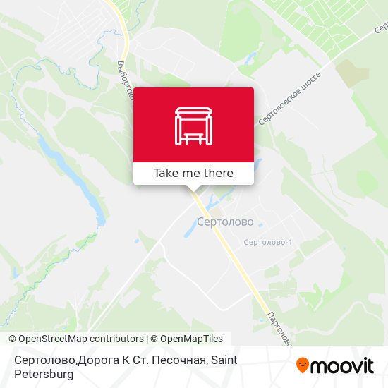 Сертолово,Дорога К Ст. Песочная map