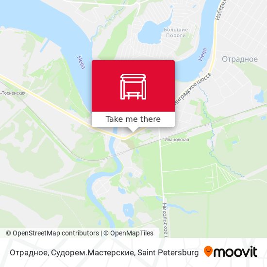 Отрадное, Судорем.Мастерские map