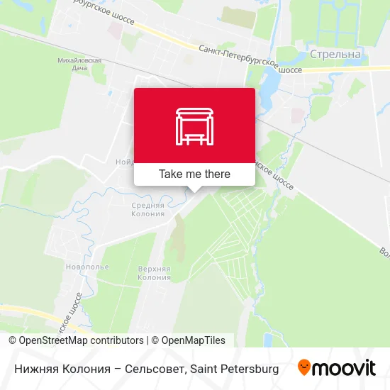 Нижняя Колония – Сельсовет map