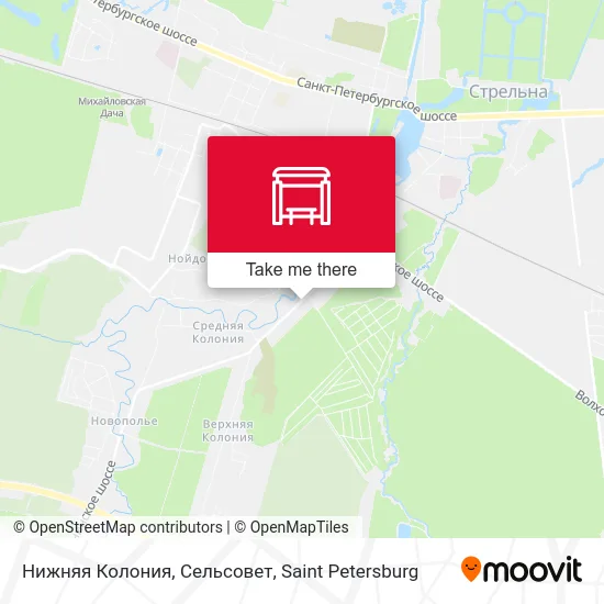 Нижняя Колония, Сельсовет map