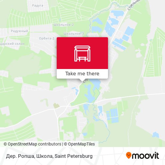 Дер. Ропша, Школа map