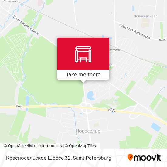 Красносельское Шоссе,32 map