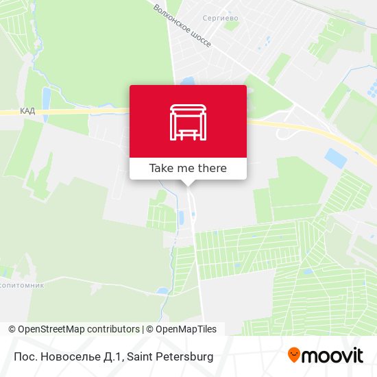 Пос. Новоселье Д.1 map