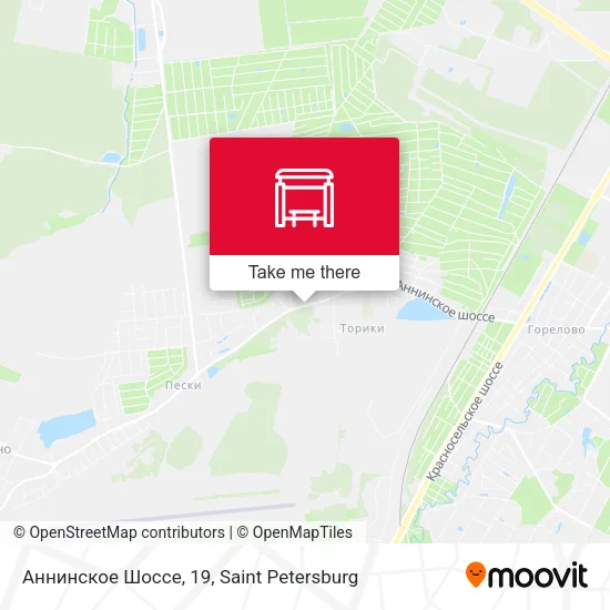 Аннинское Шоссе, 19 map