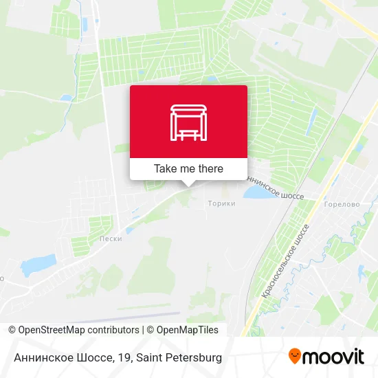 Аннинское Шоссе, 19 map