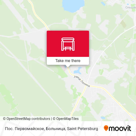 Пос. Первомайское, Больница map