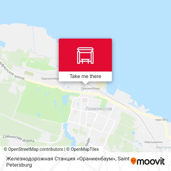 Железнодорожная Станция «Ораниенбаум» map