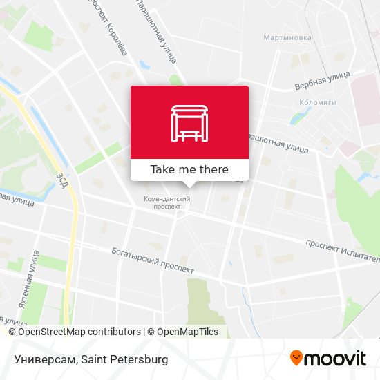Универсам map