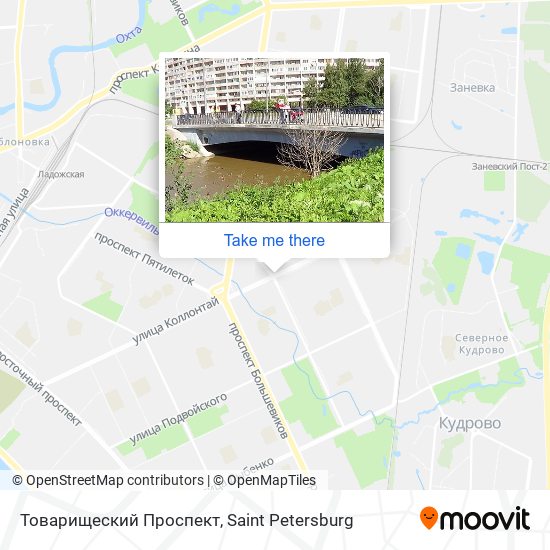 Товарищеский Проспект map