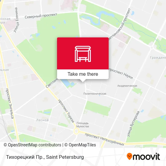 Тихорецкий Пр. map