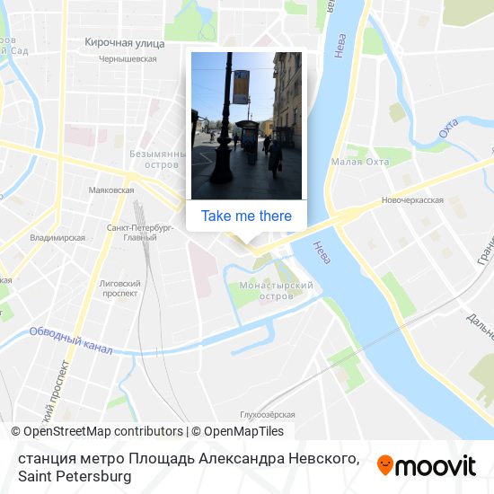 станция метро Площадь Александра Невского map