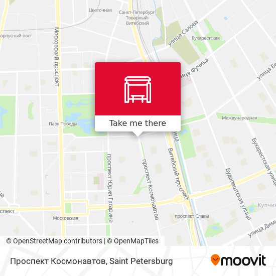 Проспект Космонавтов map