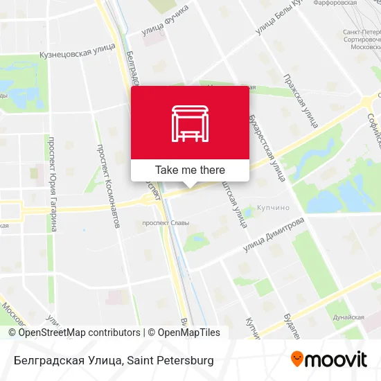 Белградская Улица map