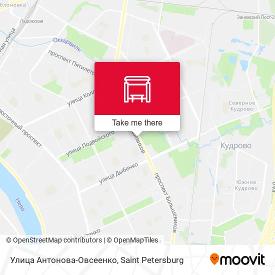 Улица Антонова-Овсеенко map