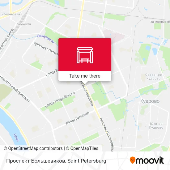 Проспект Большевиков map