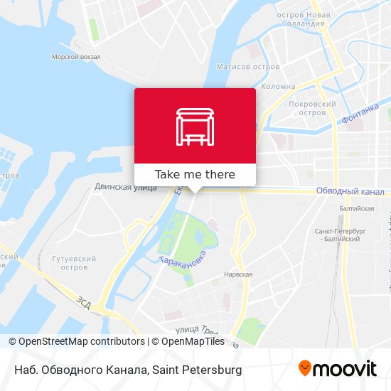 Наб. Обводного Канала map
