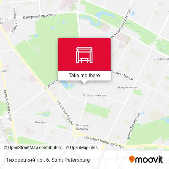 Тихорецкий пр., 6 map