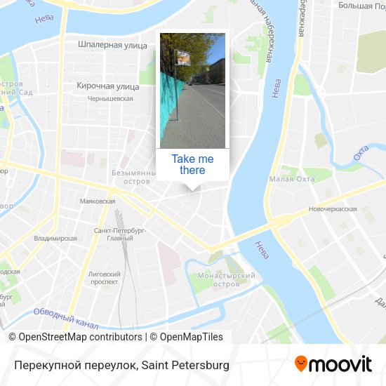 Перекупной переулок map
