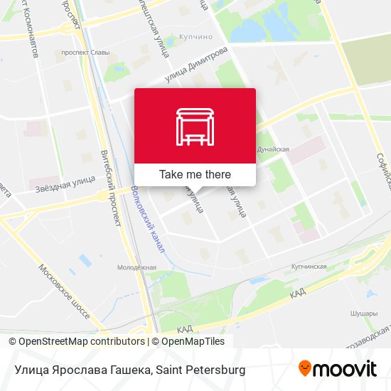 Улица Ярослава Гашека map