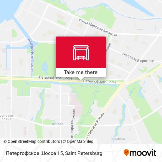 Петергофское Шоссе 15 map