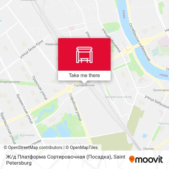 Ж / д Платформа Сортировочная (Посадка) map