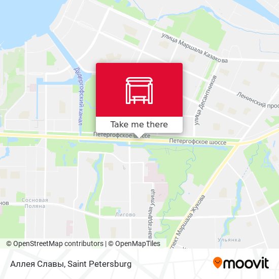Аллея Славы map