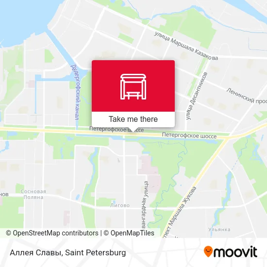 Аллея Славы map