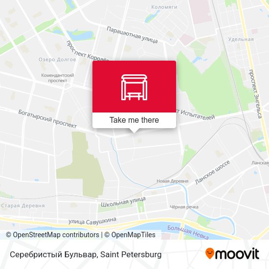 Серебристый Бульвар map