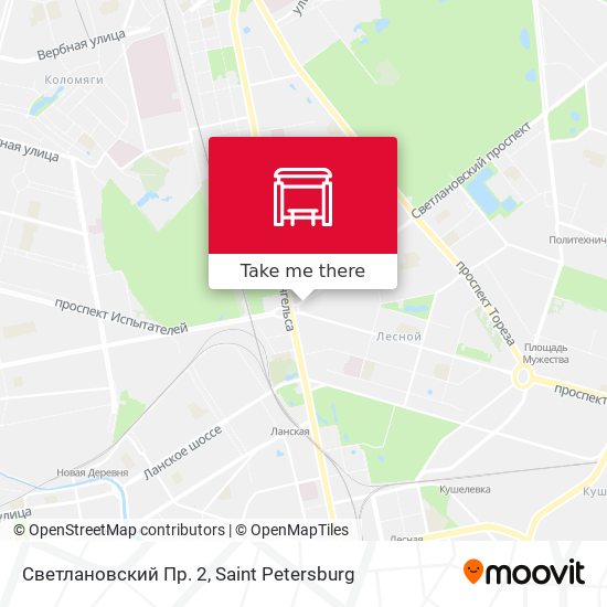Светлановский Пр. 2 map