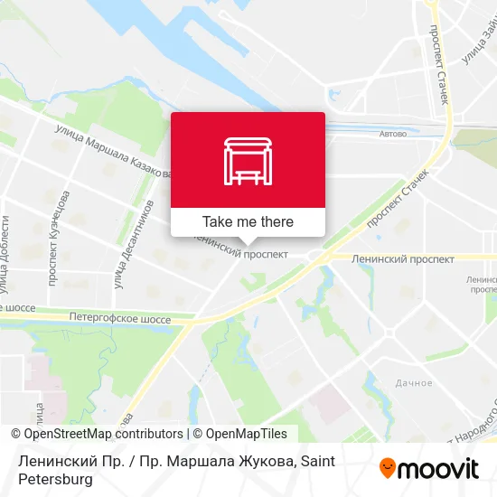 Ленинский Пр. / Пр. Маршала Жукова map