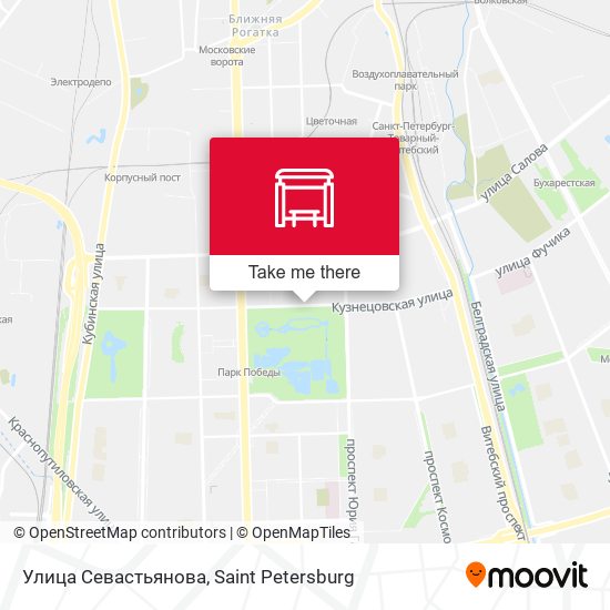 Улица Севастьянова map