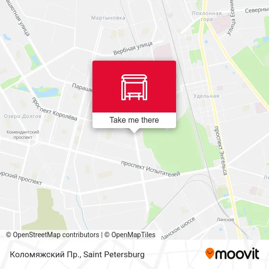 Коломяжский Пр. map