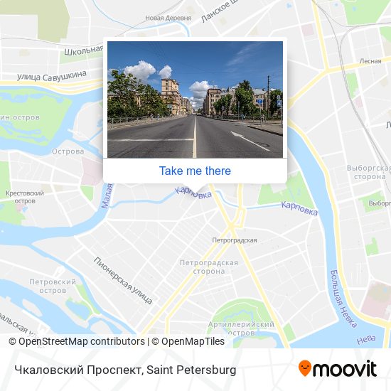 Чкаловский Проспект map