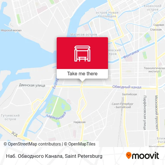 Наб. Обводного Канала map