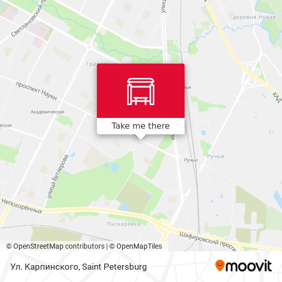 Ул. Карпинского map